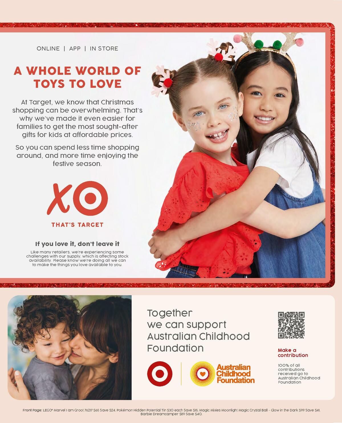 Target Catalogues from 3 November