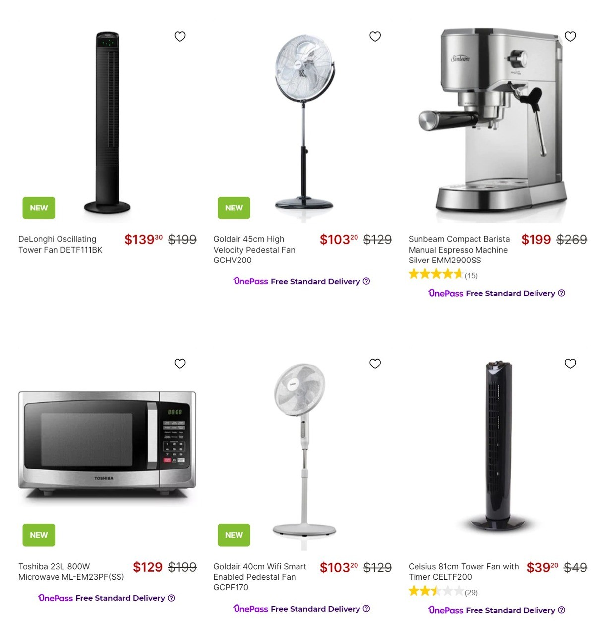 Target Catalogues from 23 November