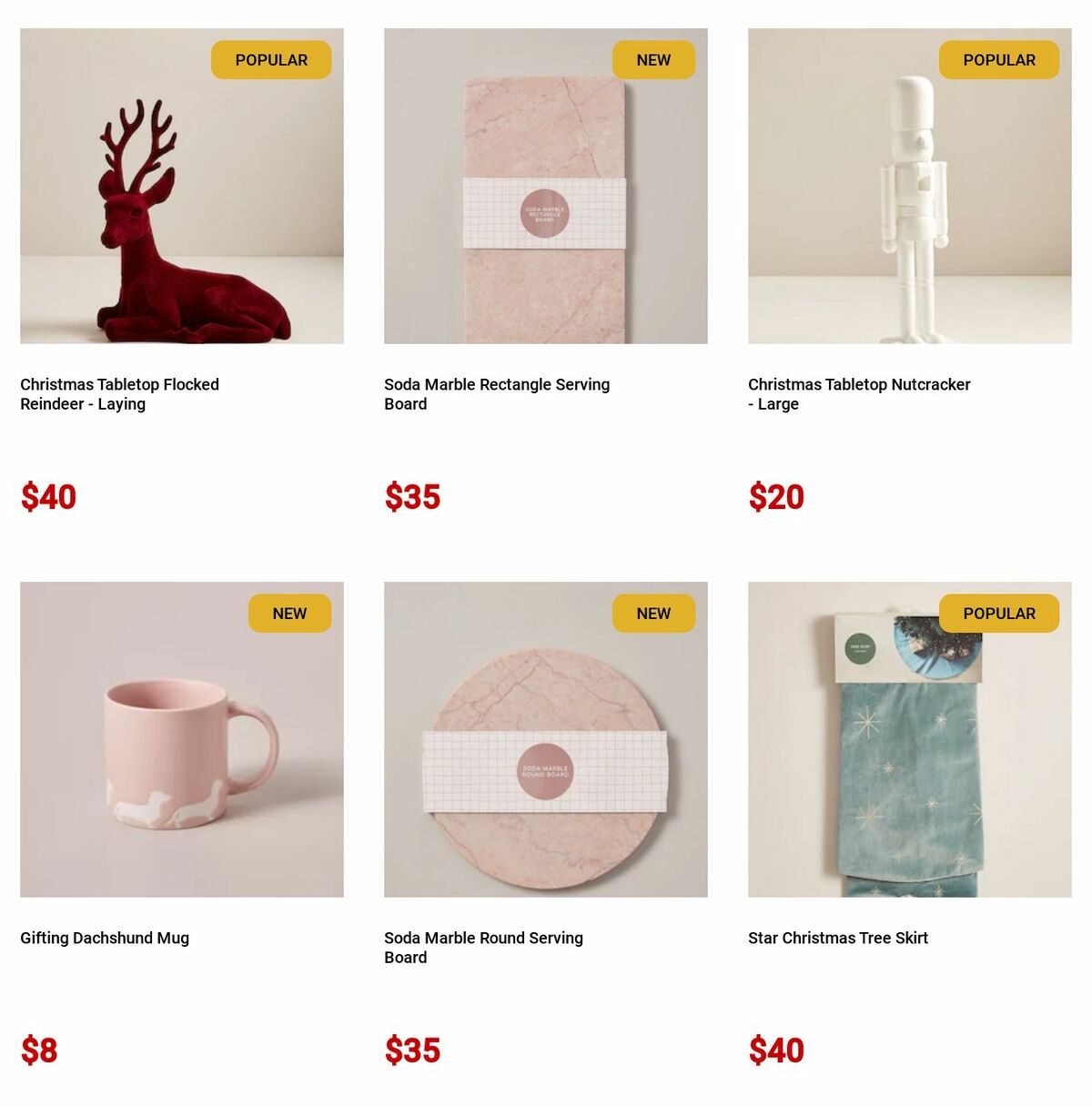 Target Catalogues from 28 November