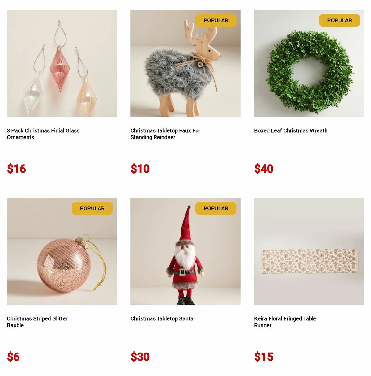 Target Catalogues from 28 November