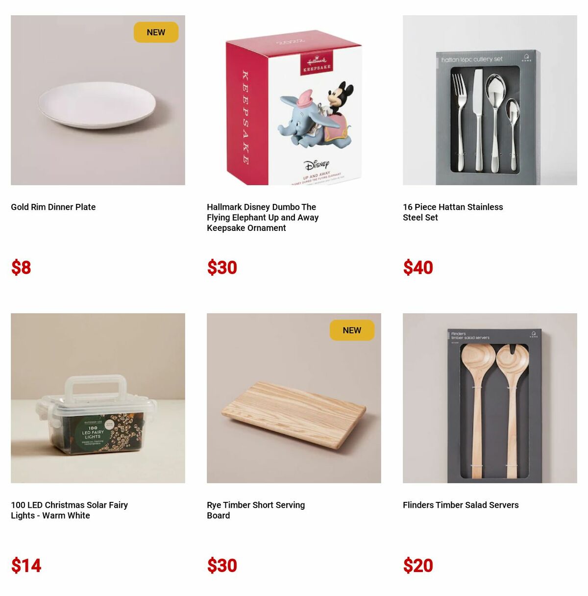 Target Catalogues from 28 November