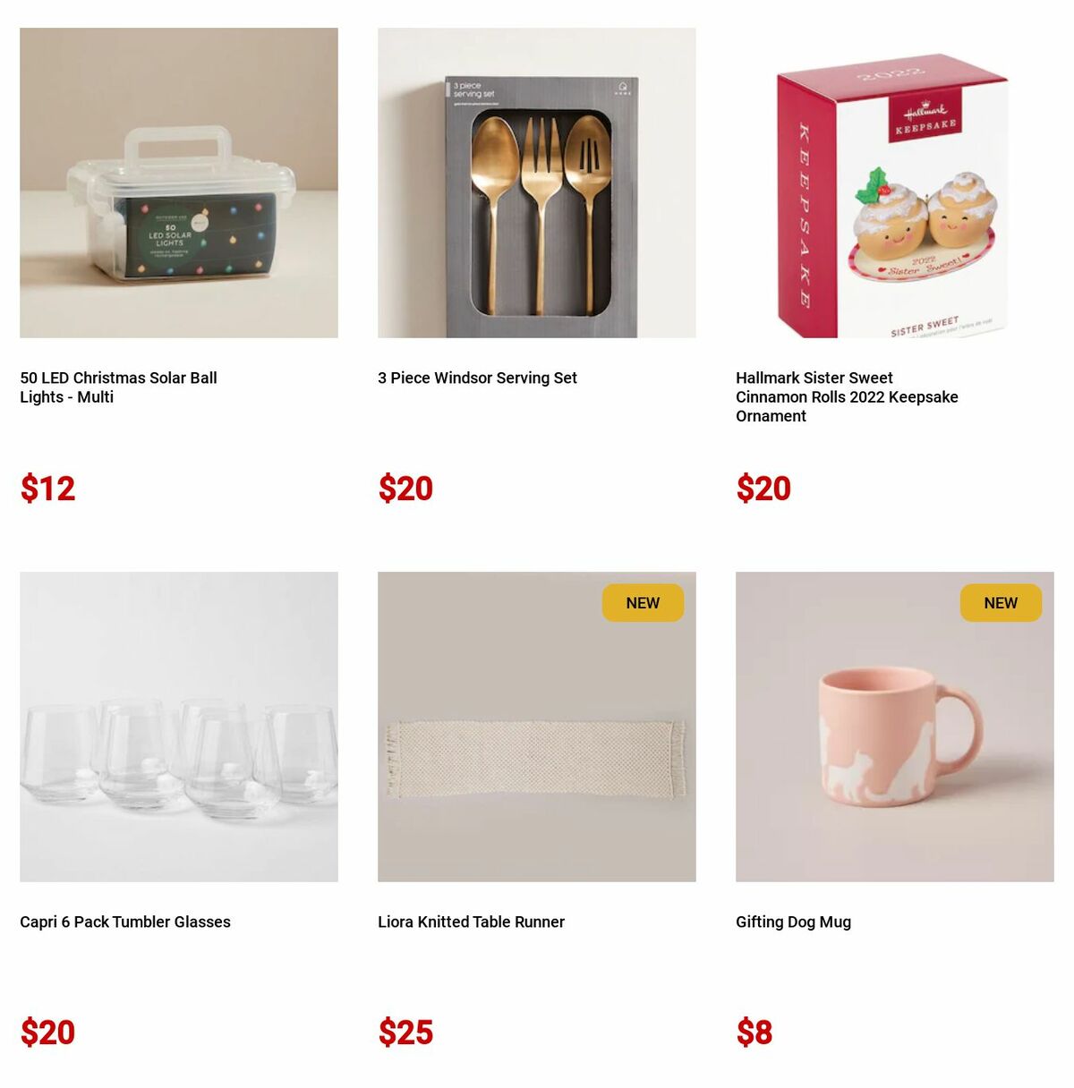 Target Catalogues from 28 November