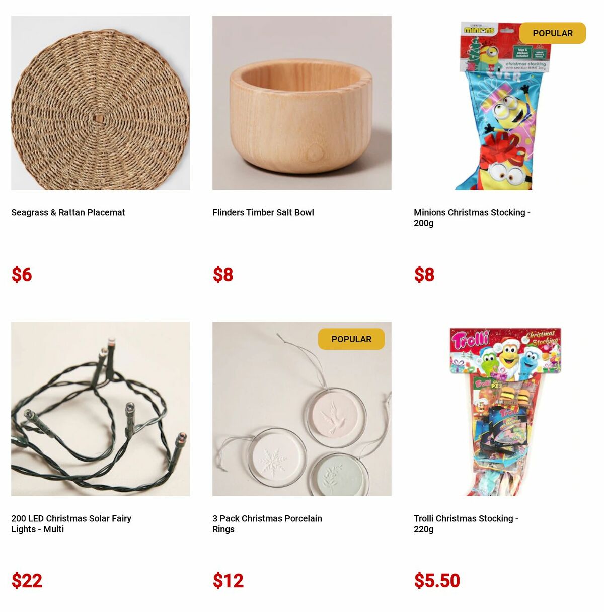 Target Catalogues from 28 November