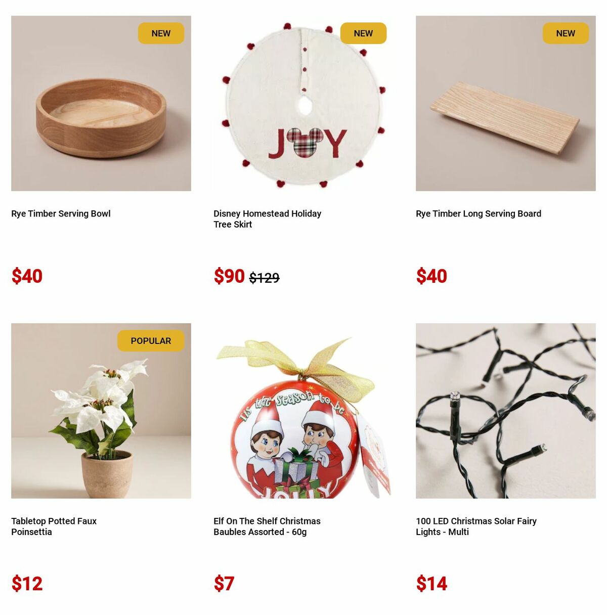 Target Catalogues from 28 November