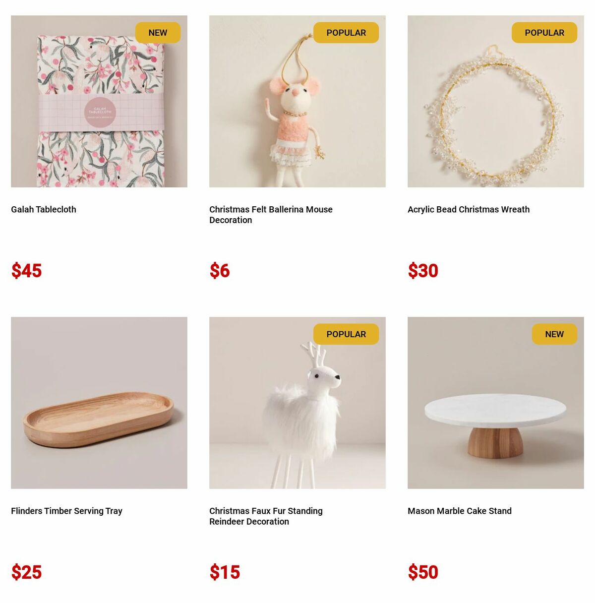 Target Catalogues from 28 November