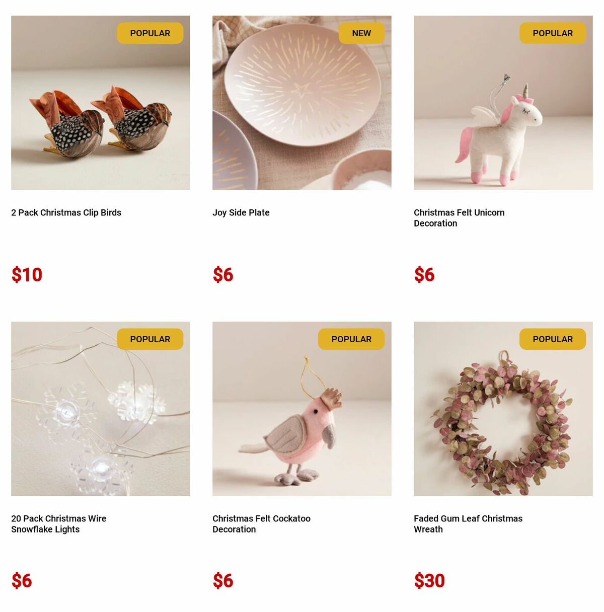 Target Catalogues from 28 November