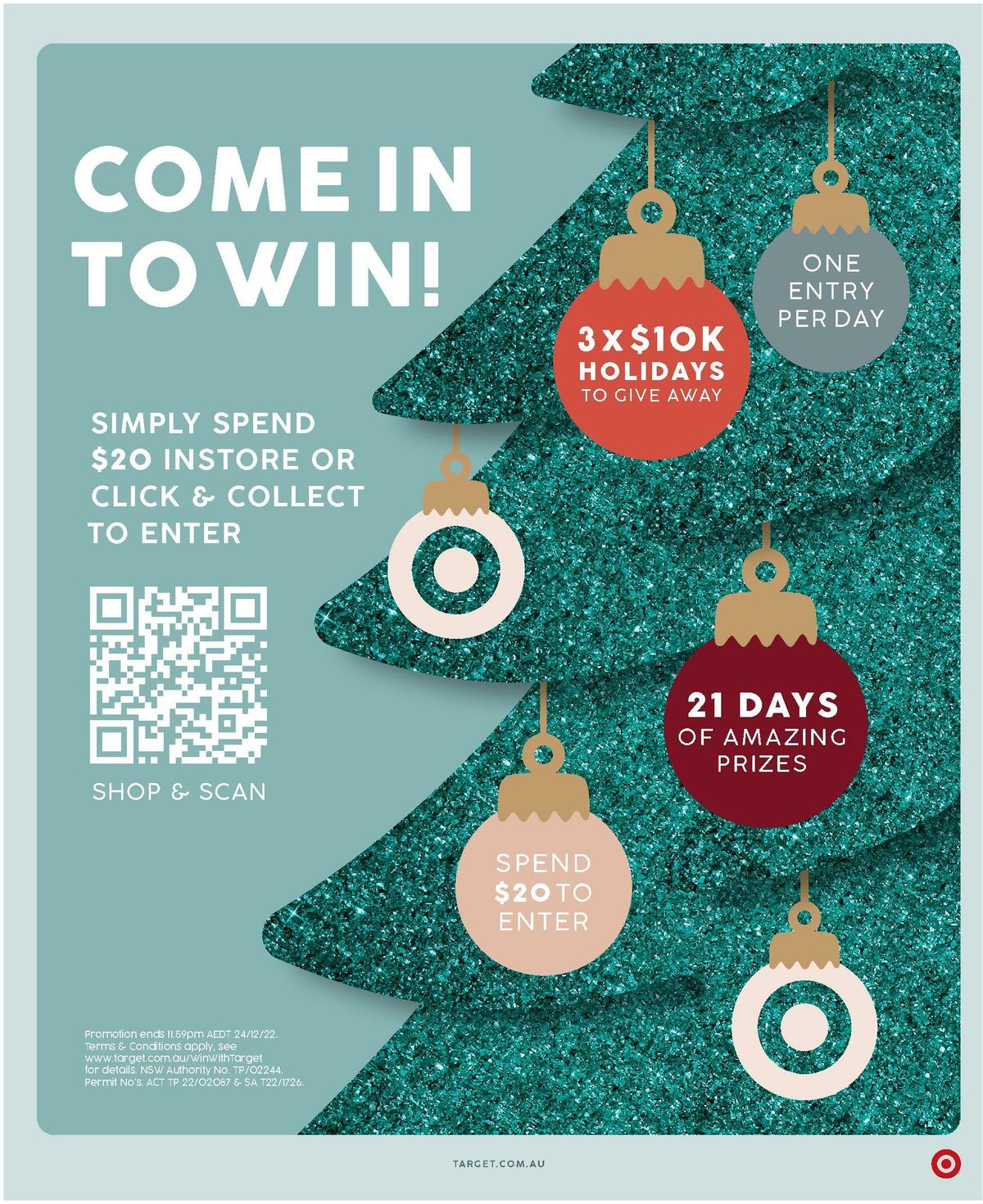 Target Catalogues from 8 December