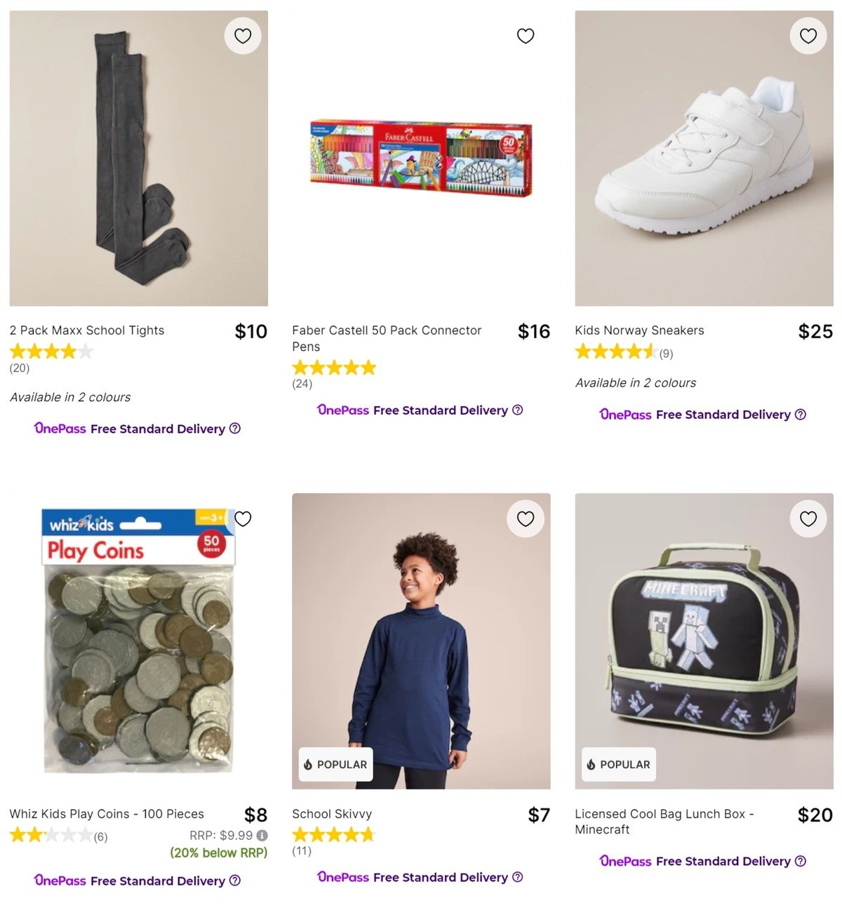 Target Catalogues from 4 January