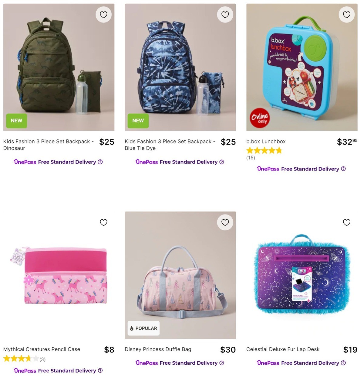 Target Catalogues from 4 January