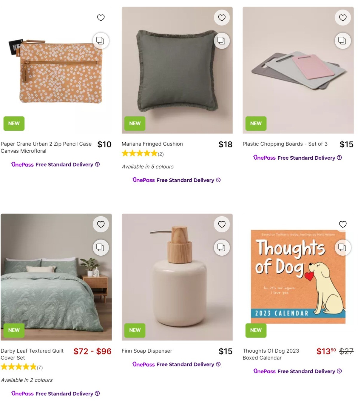 Target Catalogues from 20 January