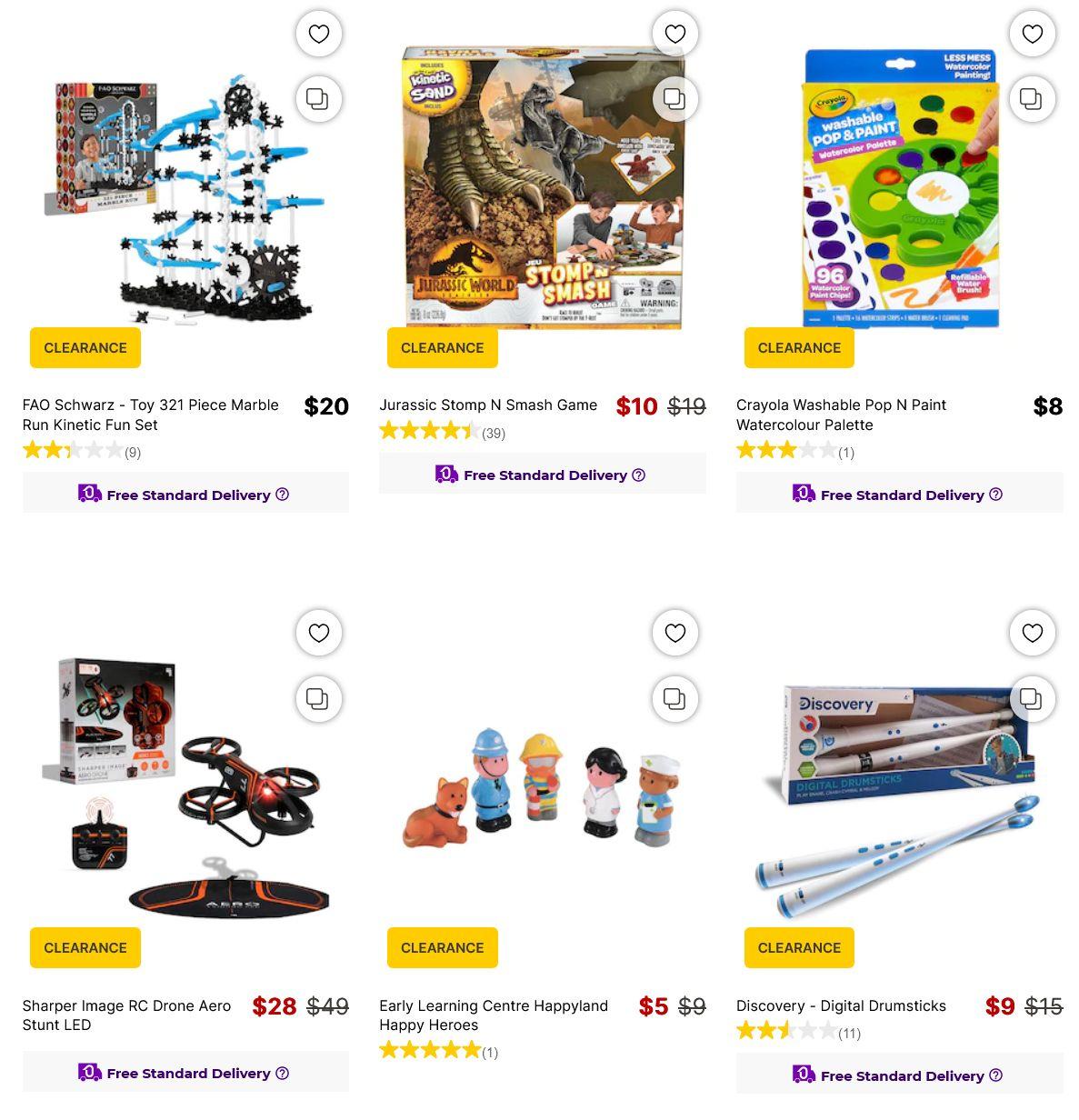 Target Catalogues from 30 March