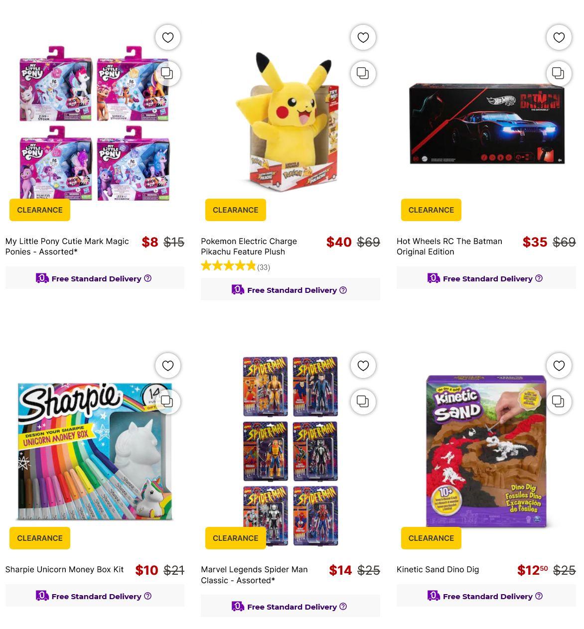 Target Catalogues from 30 March