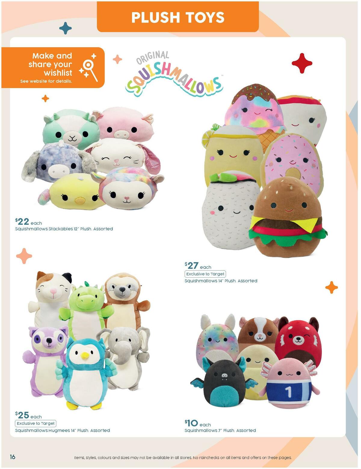 Target Catalogues from 3 April