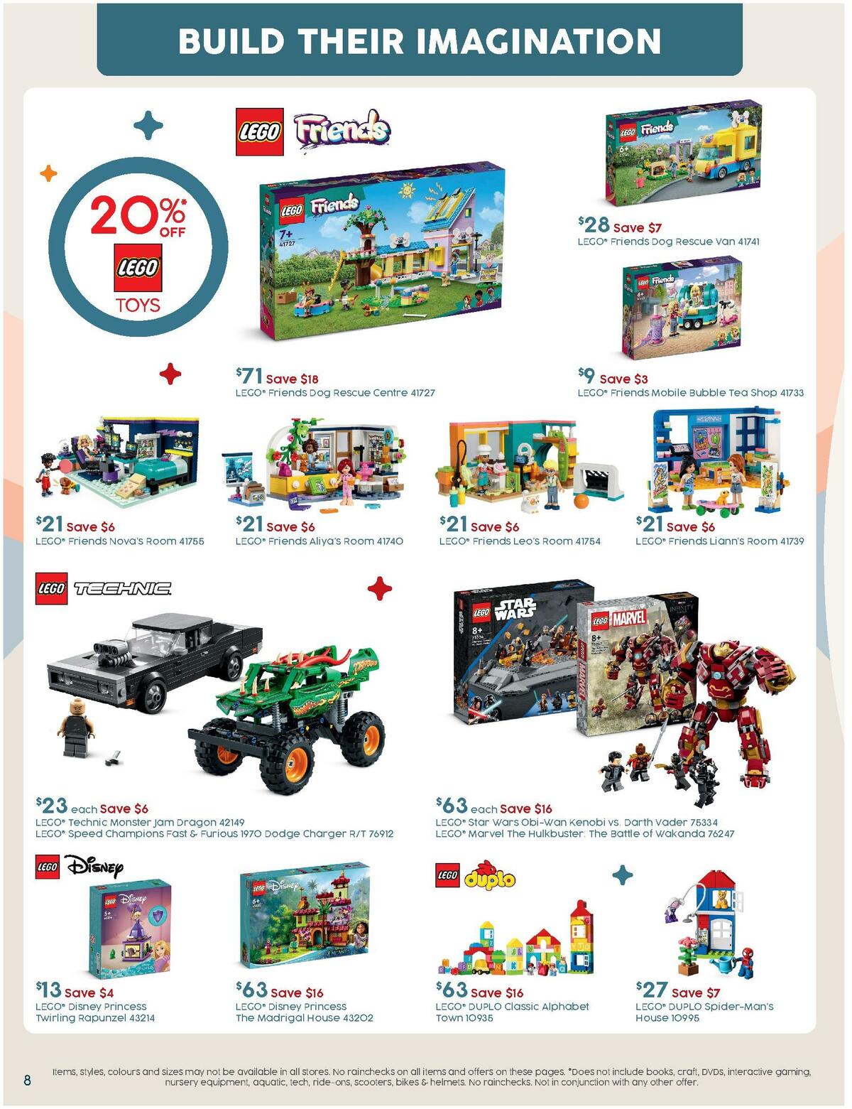 Target Catalogues from 3 April