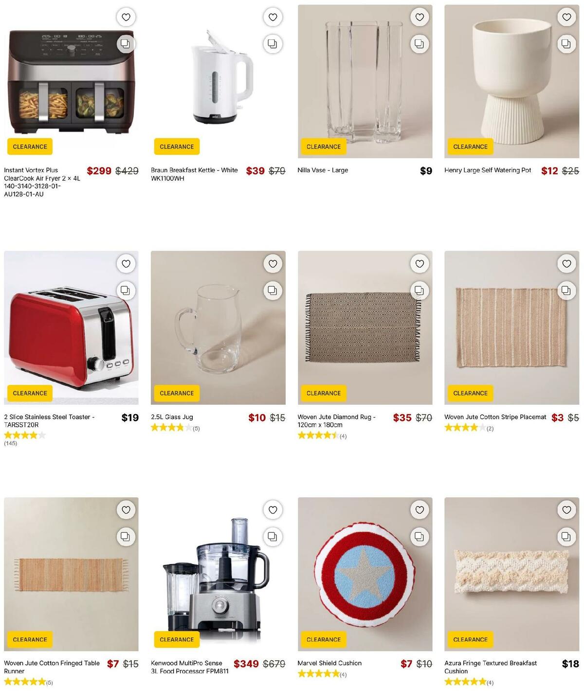 Target Catalogues from 5 June