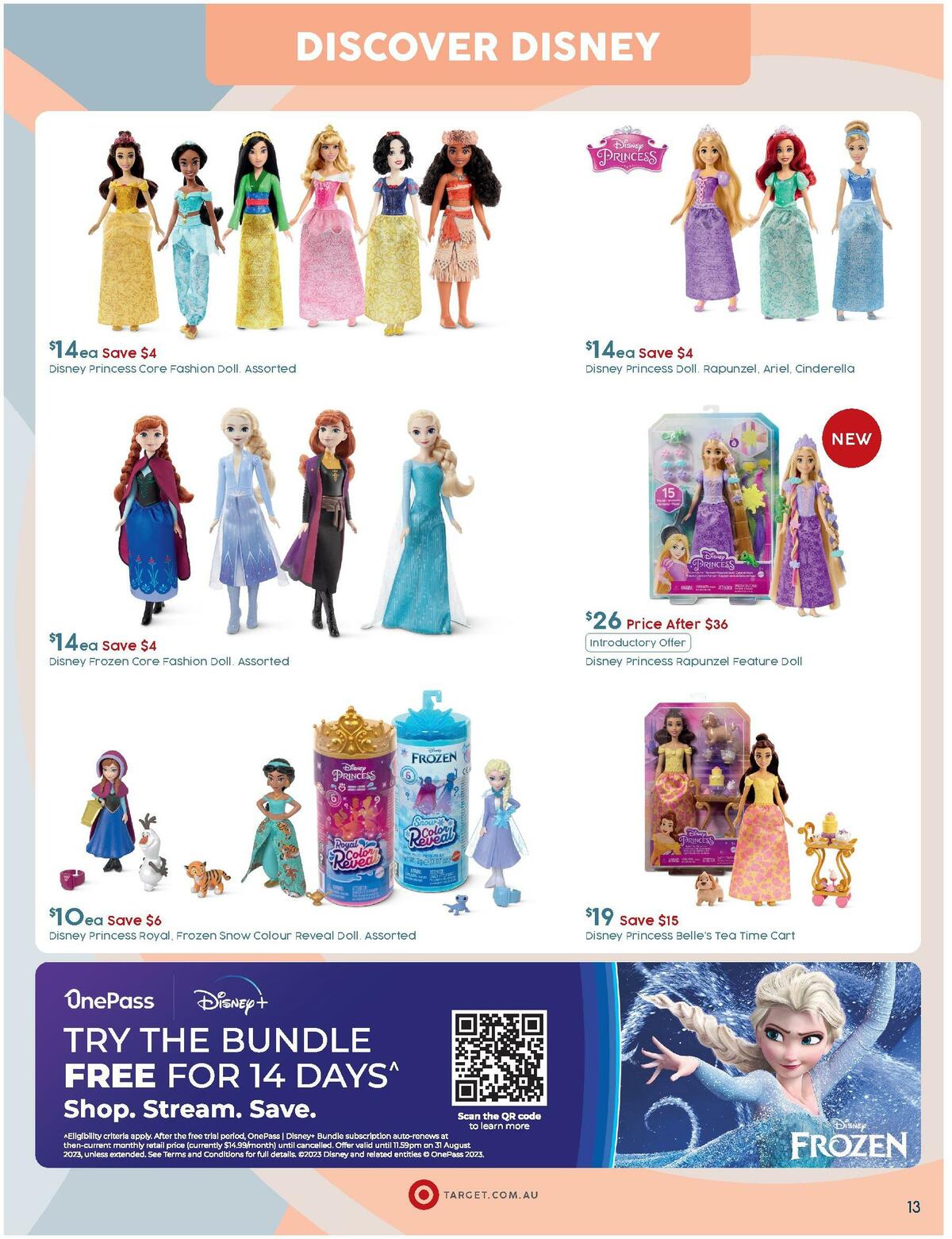 Target Catalogues from 22 June