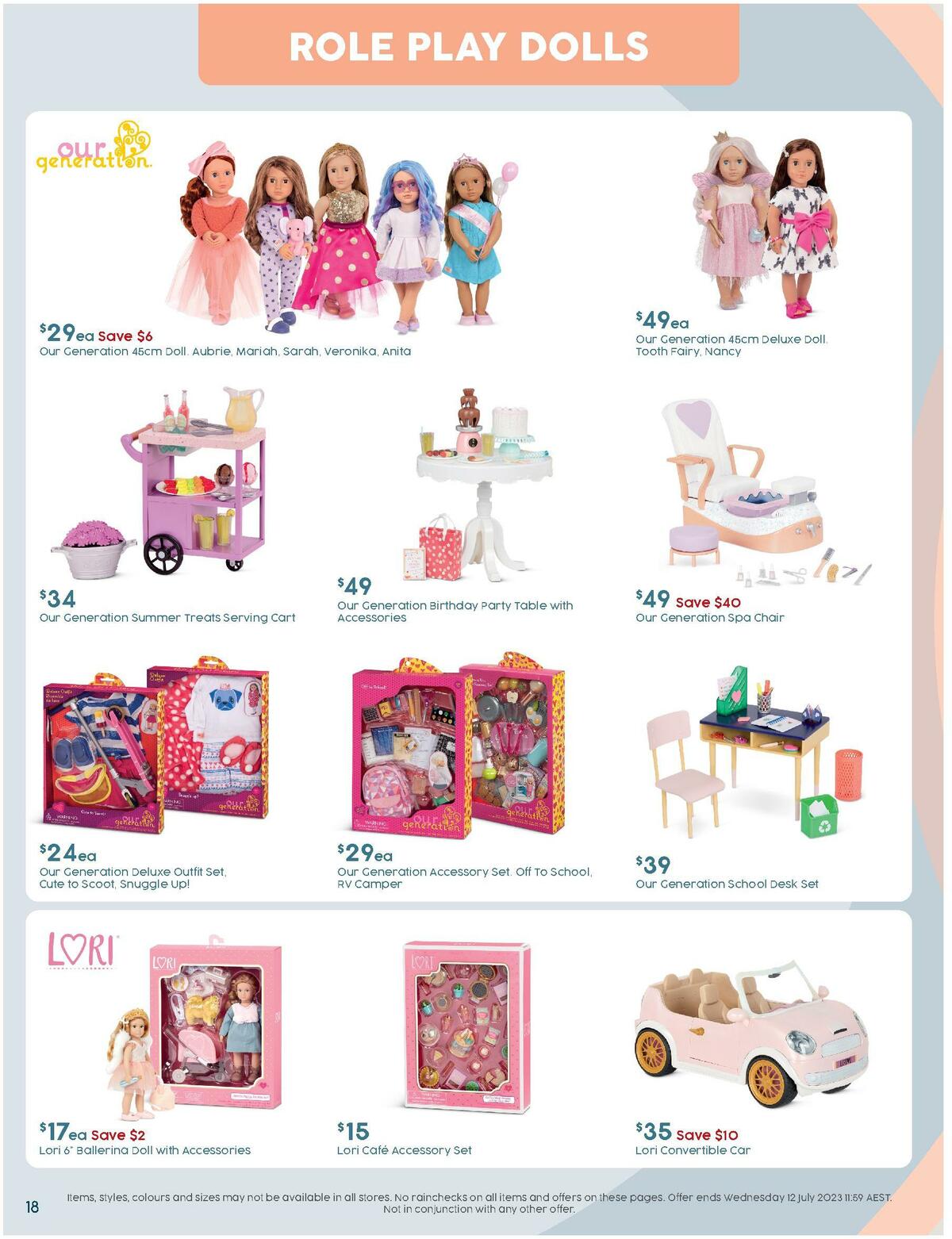 Target Catalogues from 22 June