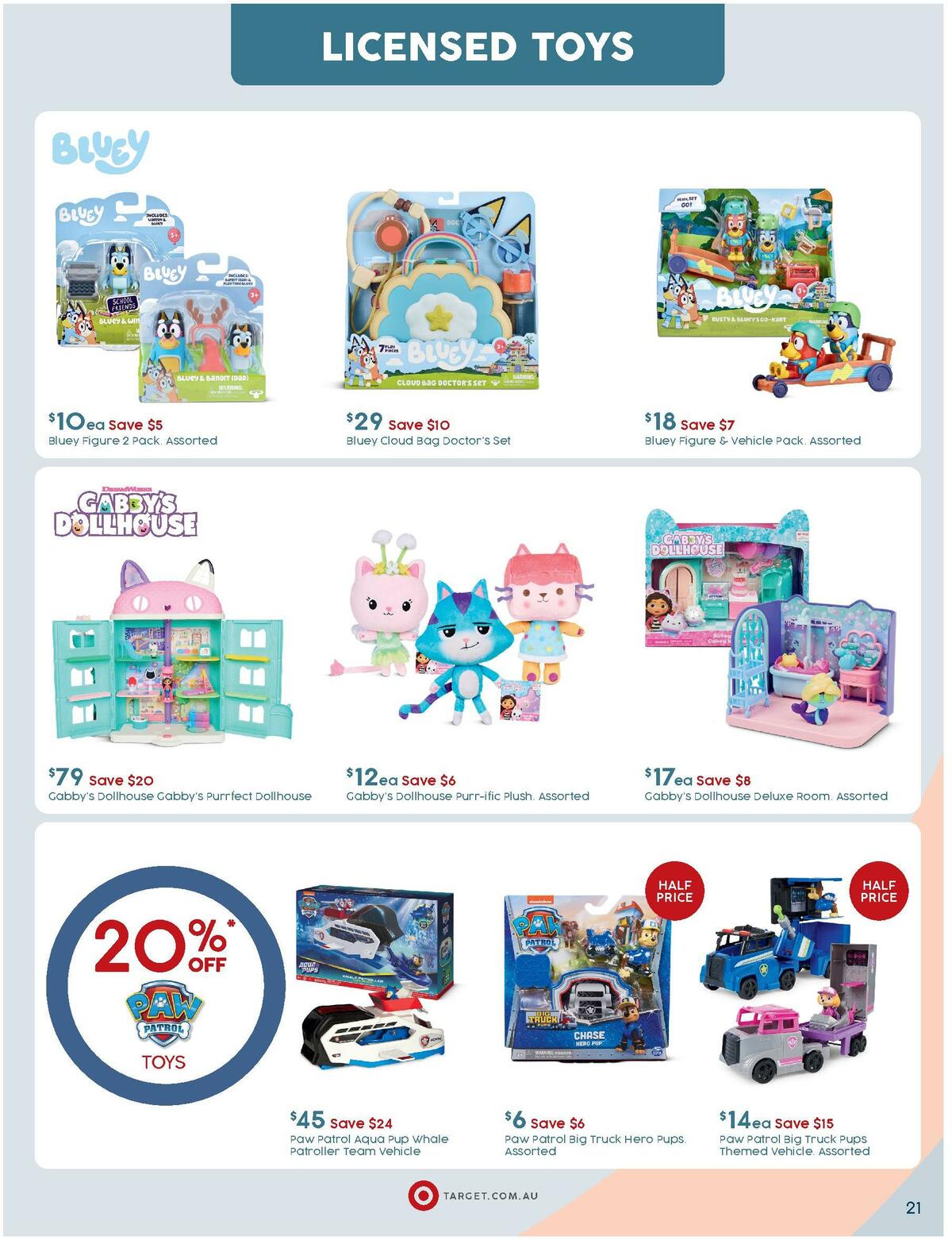 Target Catalogues from 22 June
