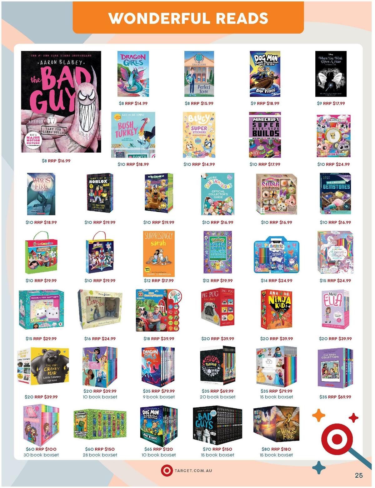 Target Catalogues from 22 June