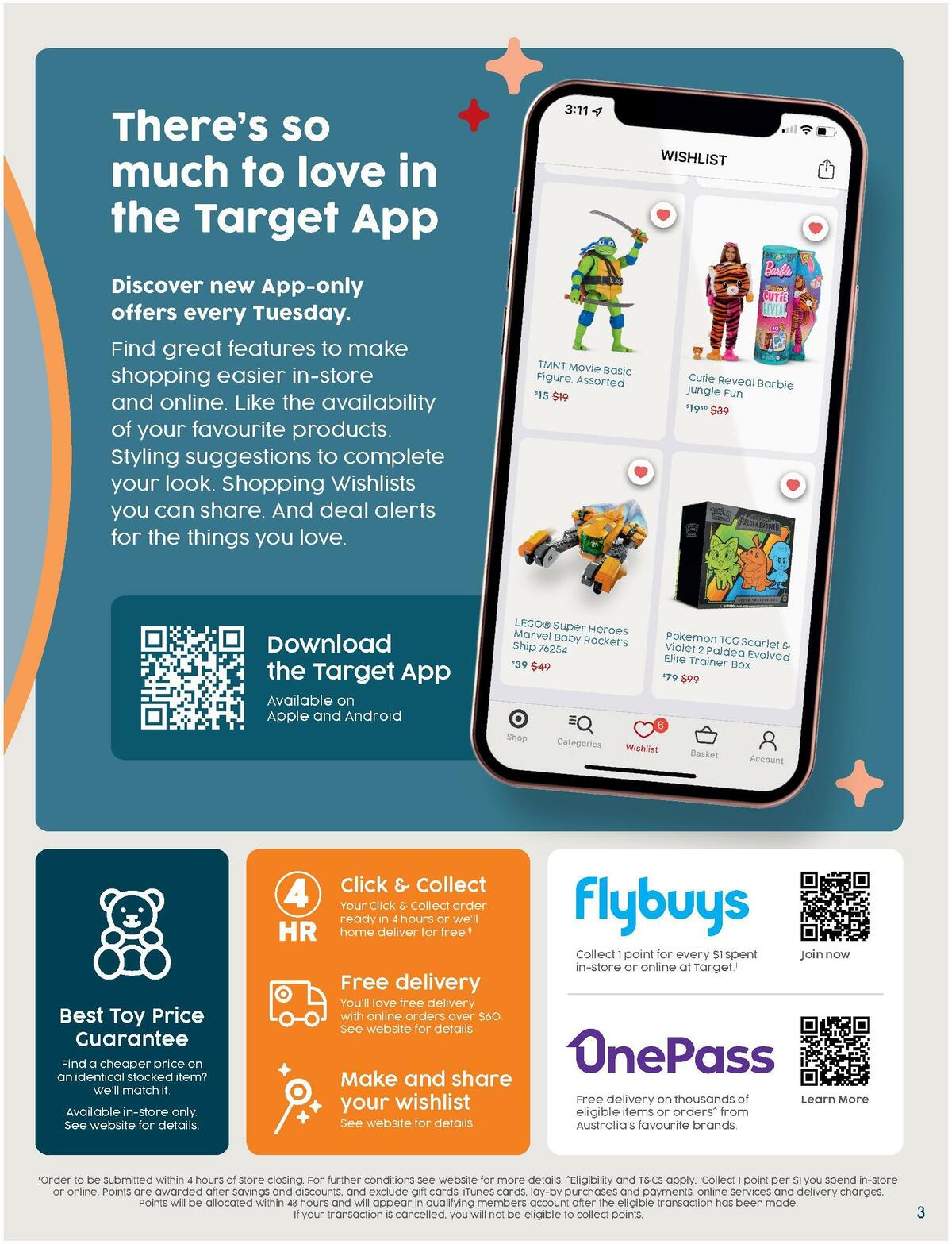 Target Catalogues from 22 June