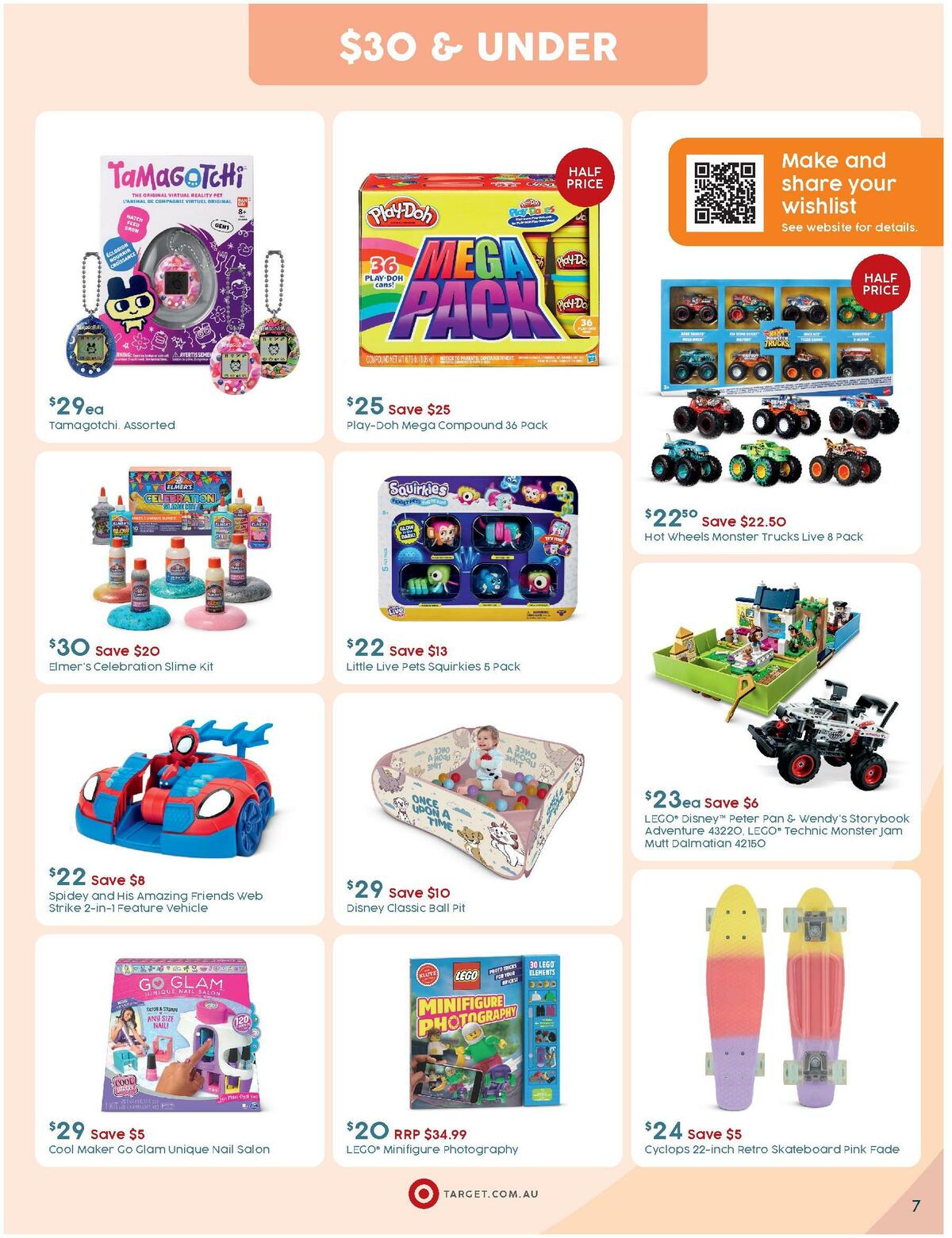 Target Catalogues from 22 June