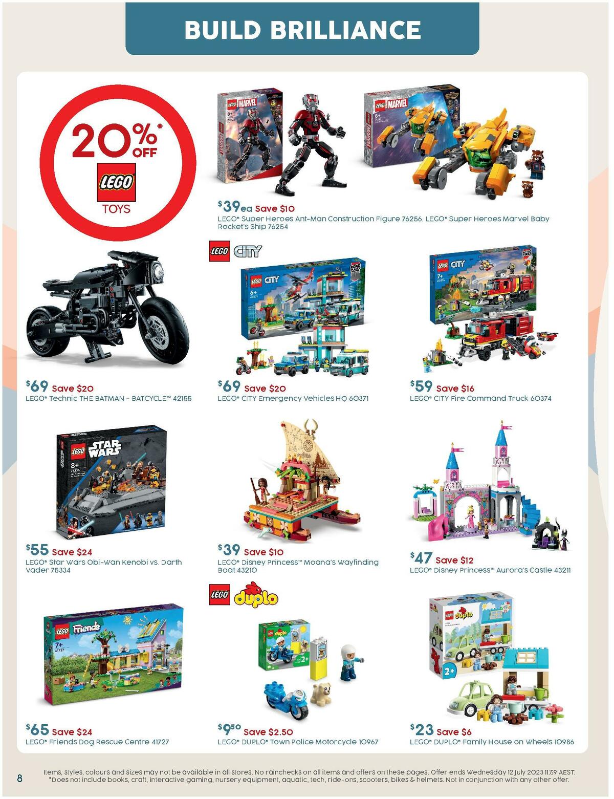 Target Catalogues from 22 June