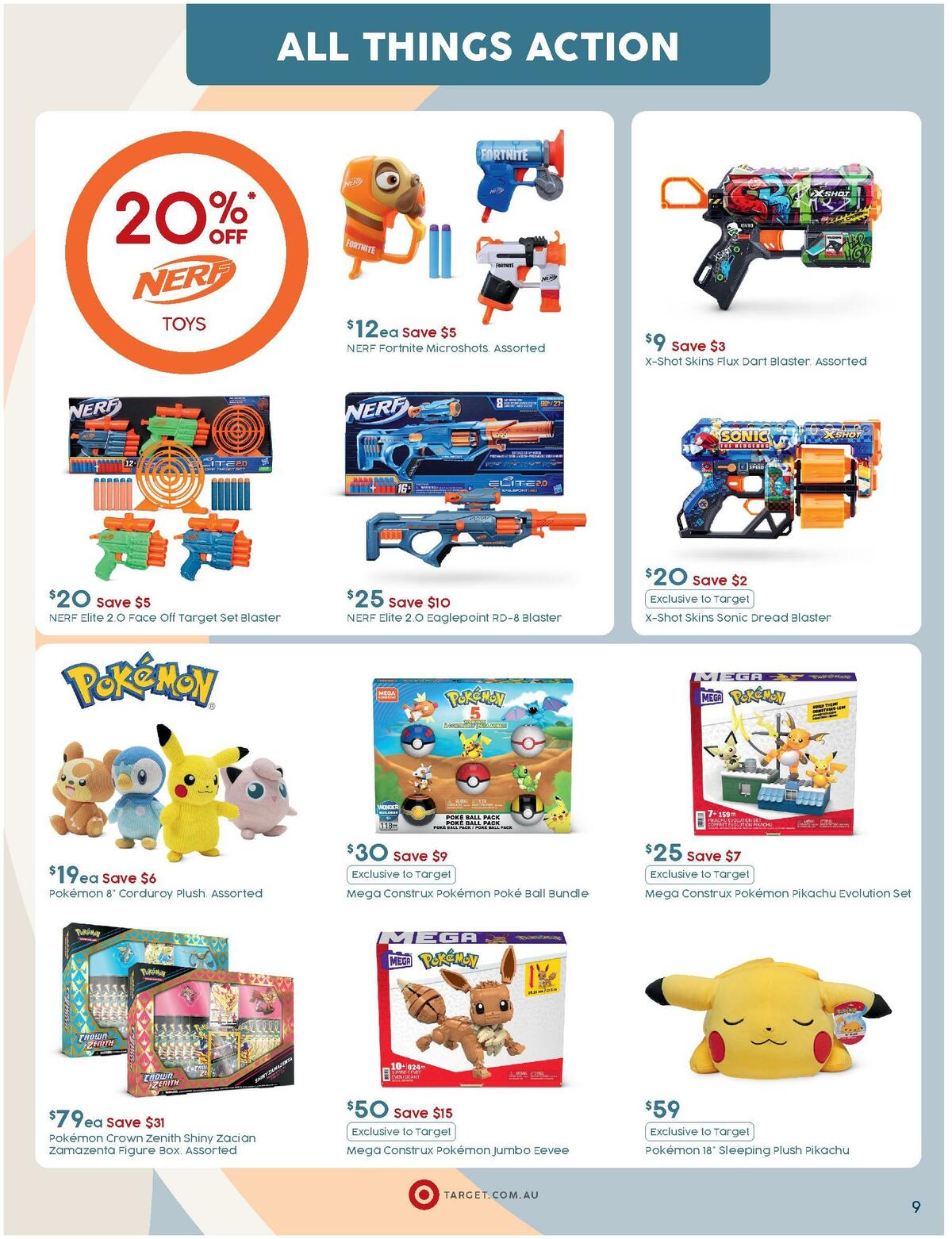 Target Catalogues from 22 June