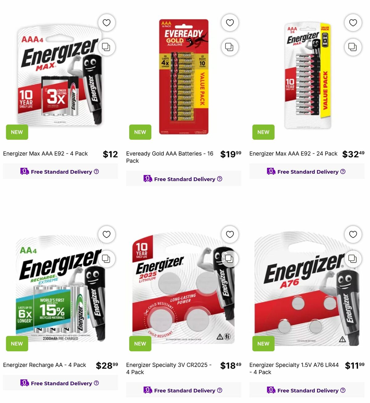 Target Catalogues from 24 July