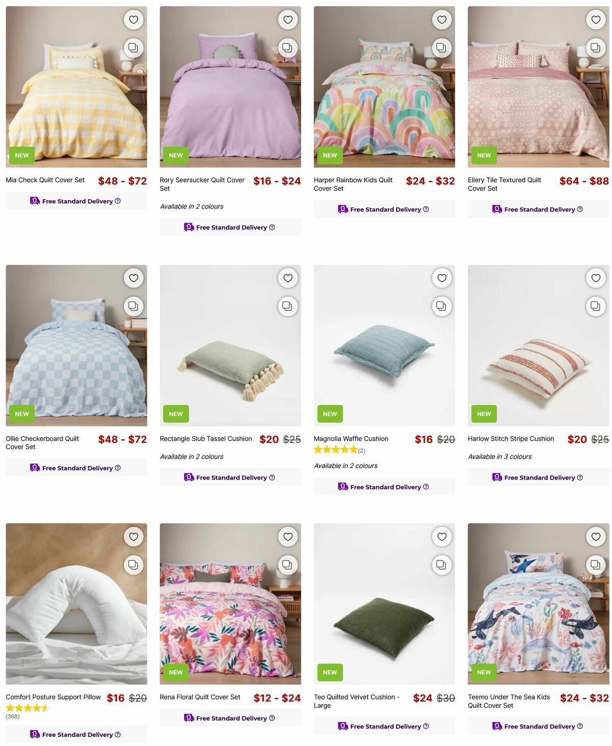 Target Catalogues from 8 September