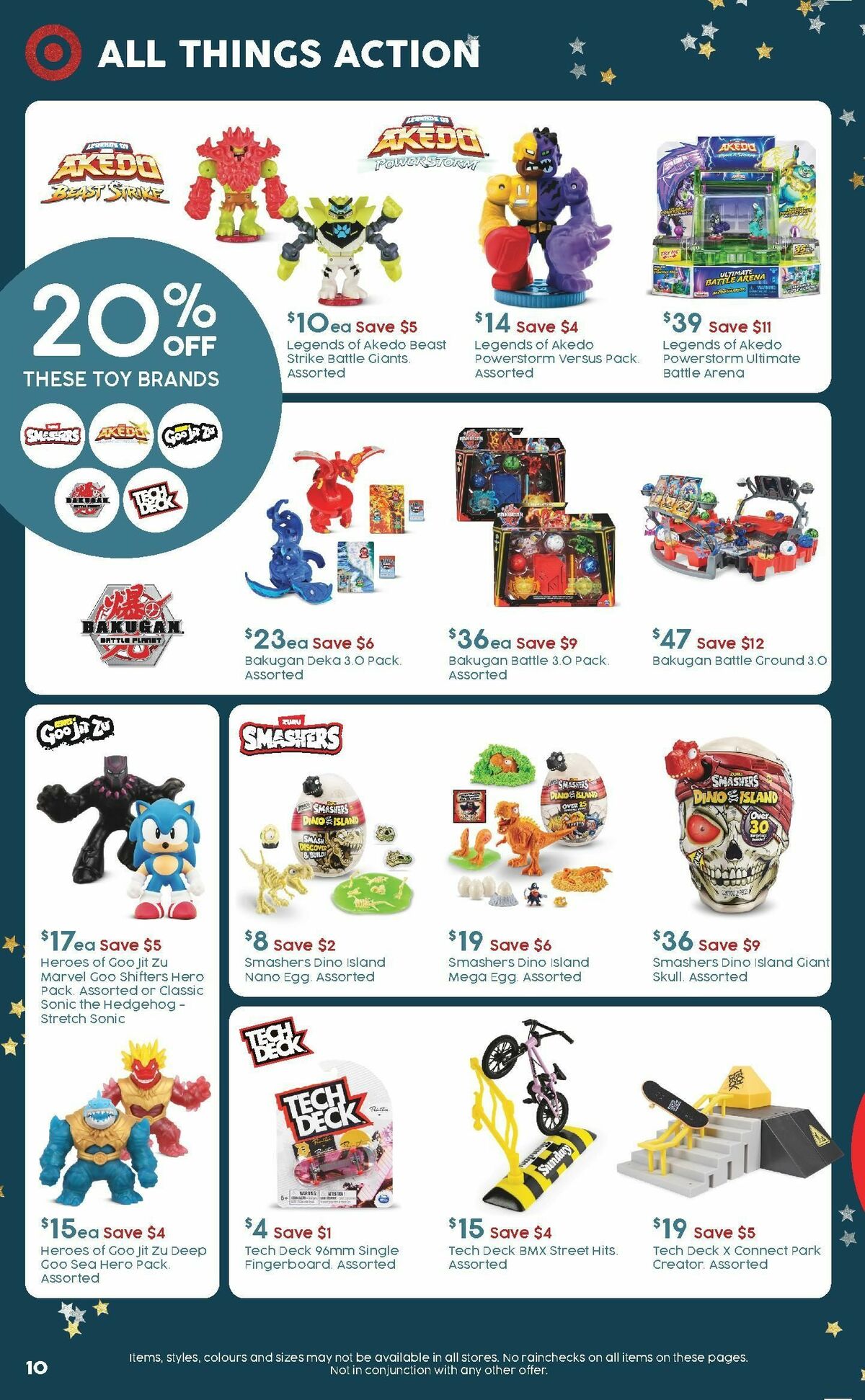 Target Catalogues from 2 November