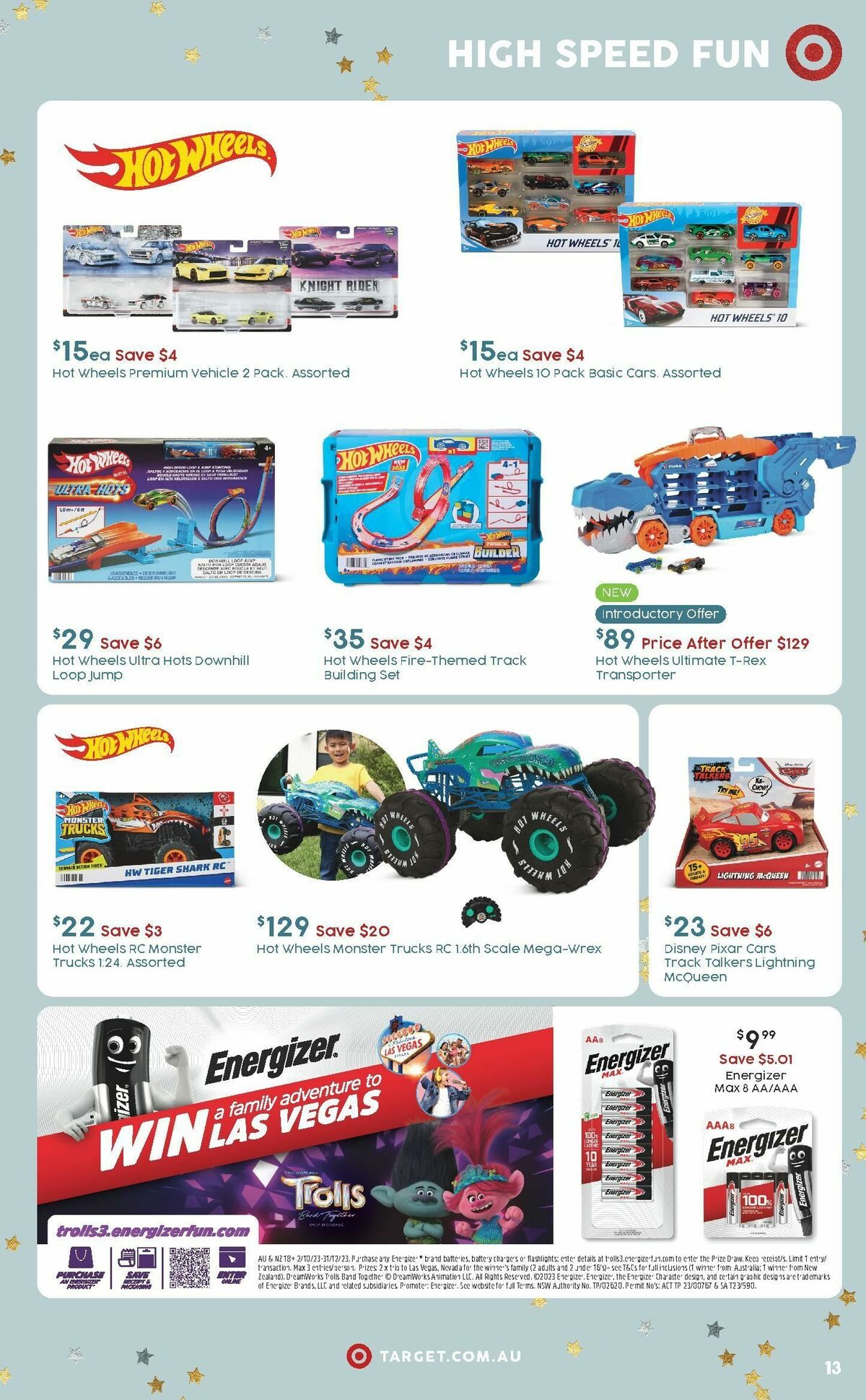 Target Catalogues from 2 November