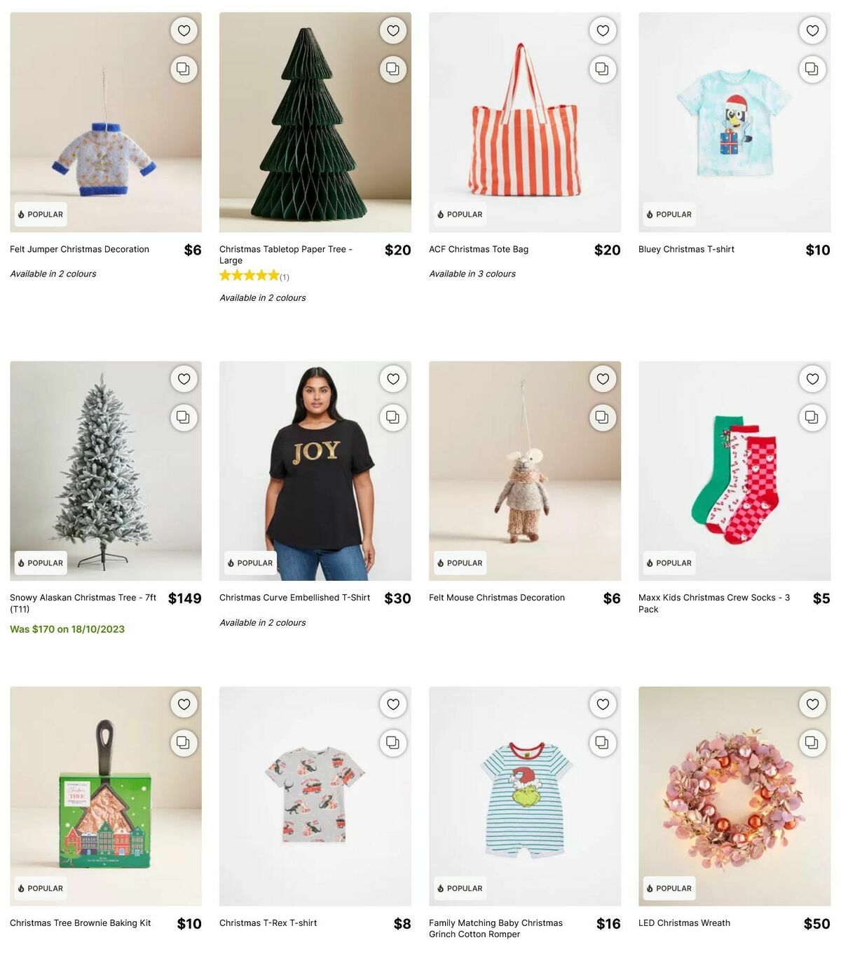 Target Catalogues from 30 November