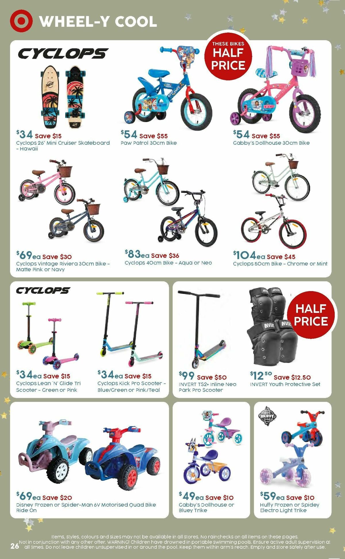 Target Catalogues from 7 December