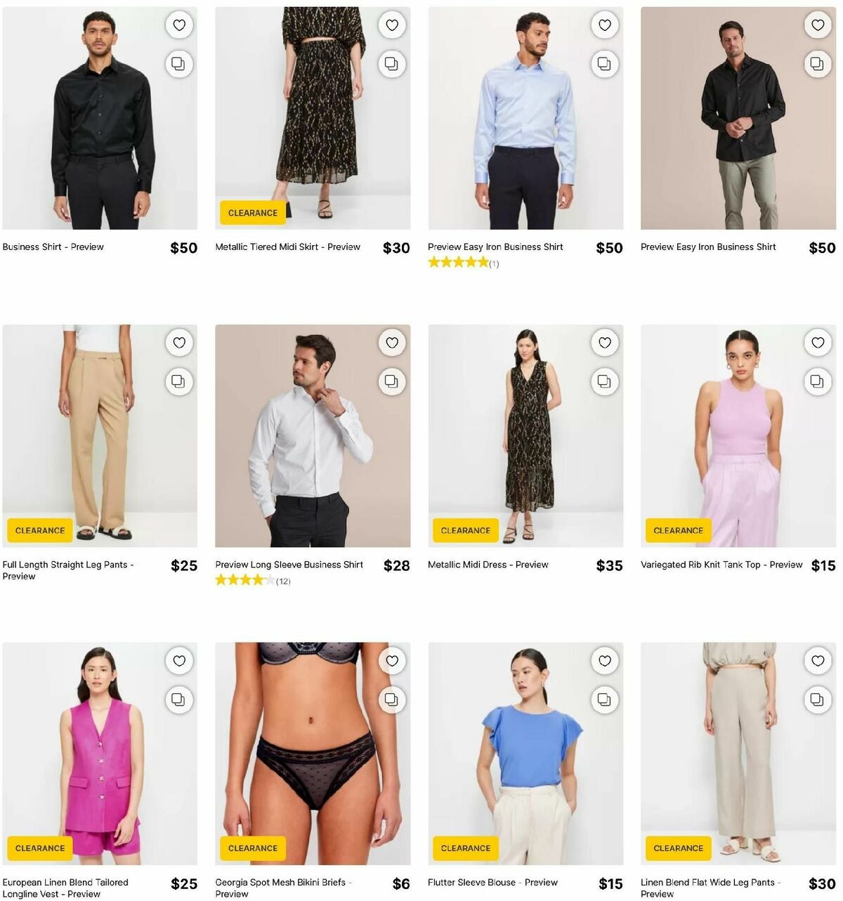 Target Catalogues from 30 January