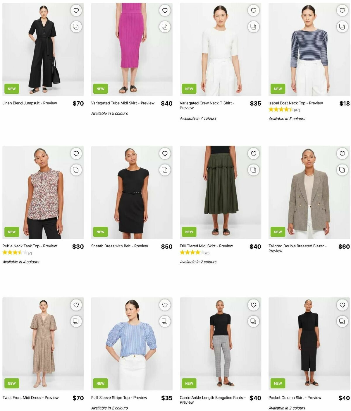 Target Catalogues from 30 January