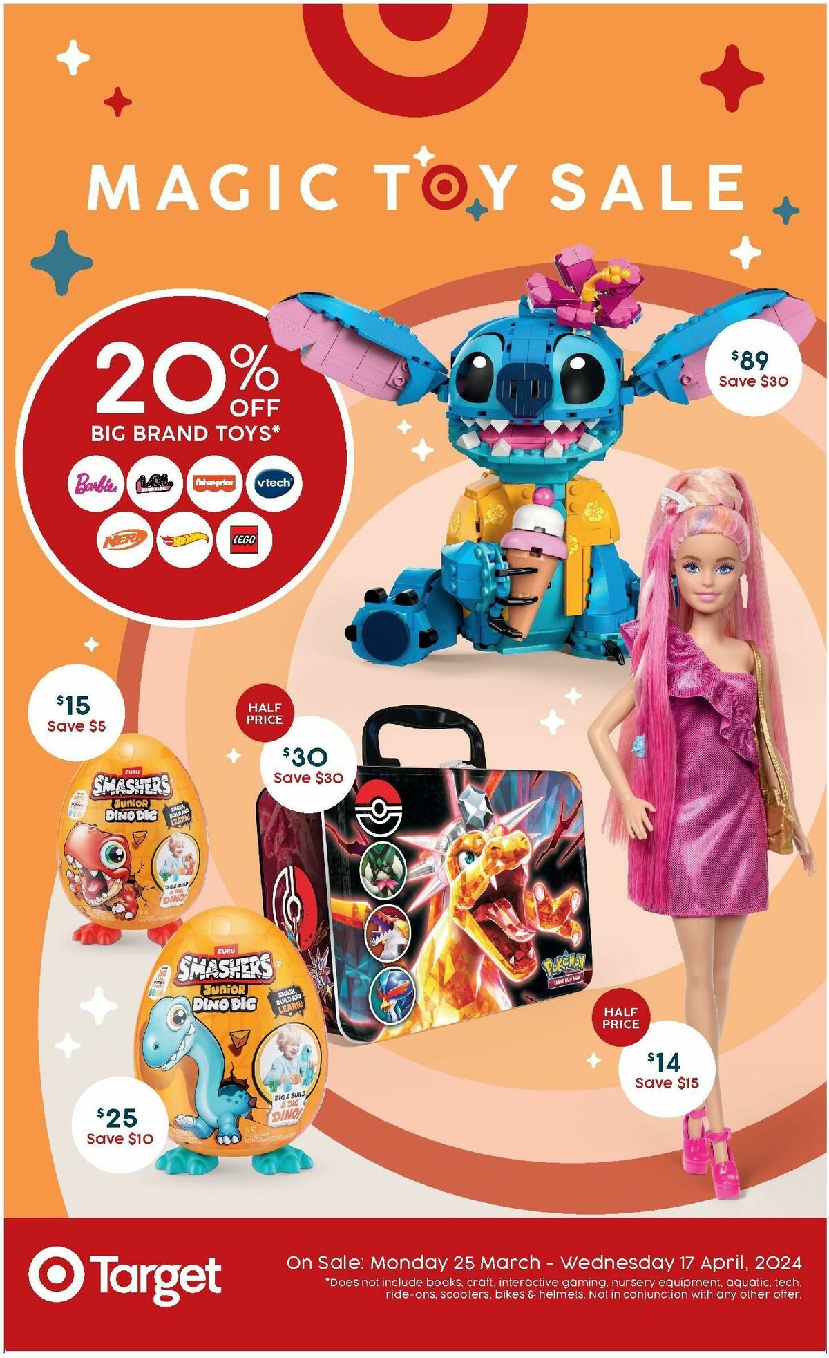 Target Catalogues from 25 March