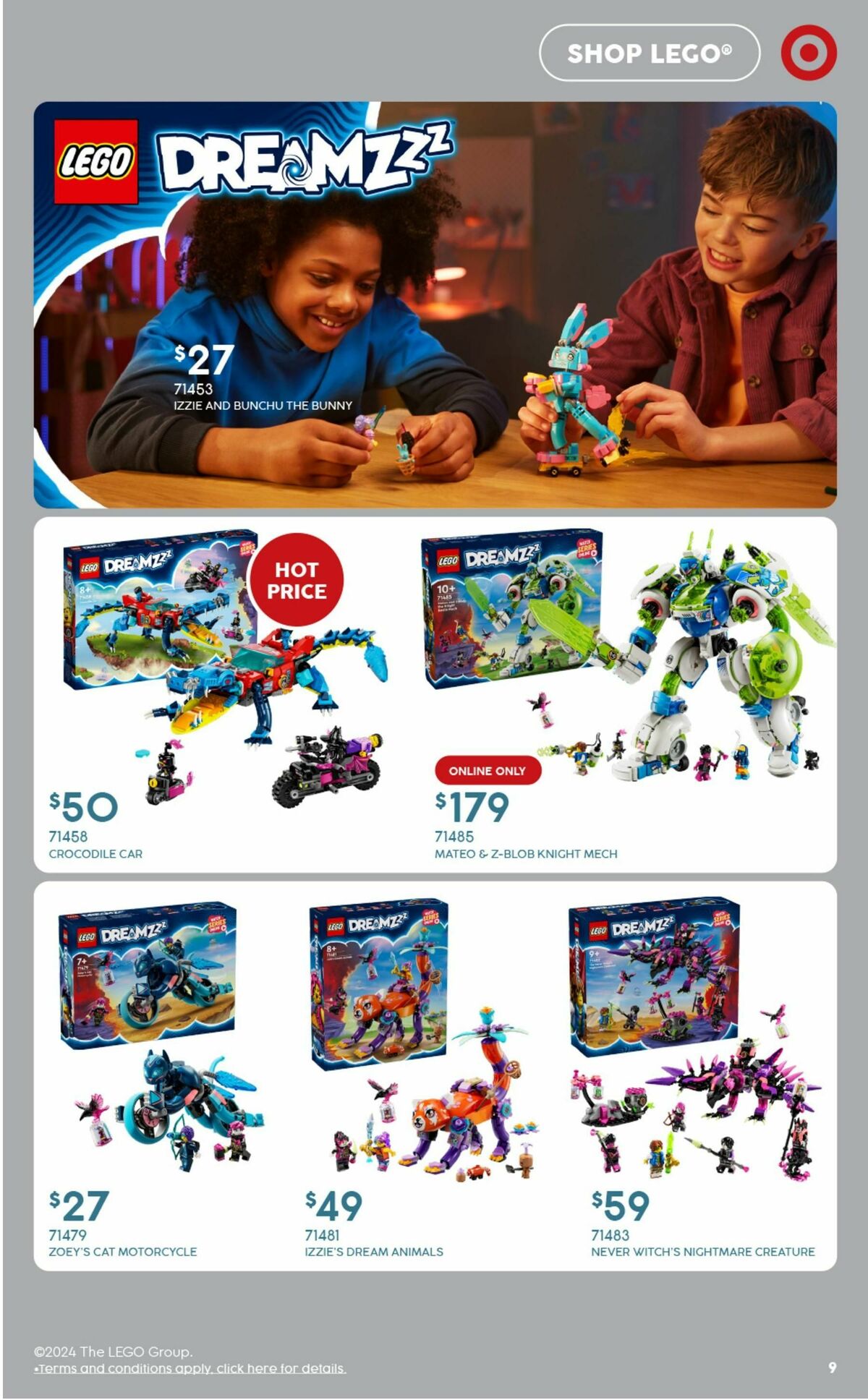 Target LEGO Toys Catalogues from 31 October