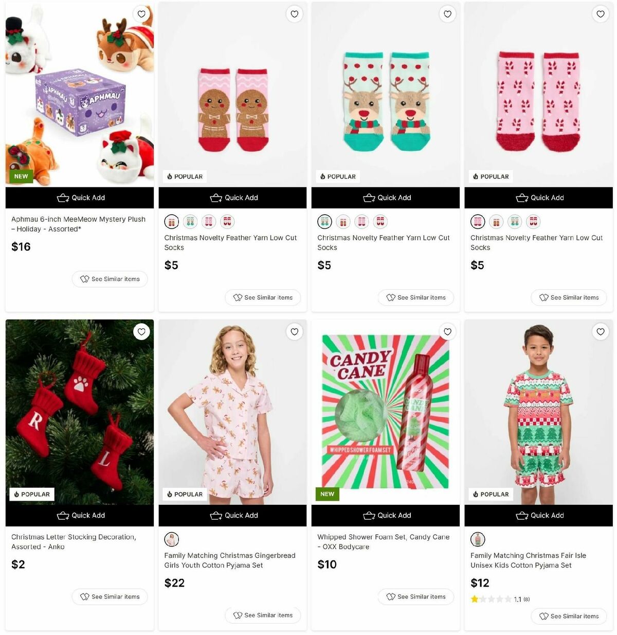 Target Catalogues from 30 November