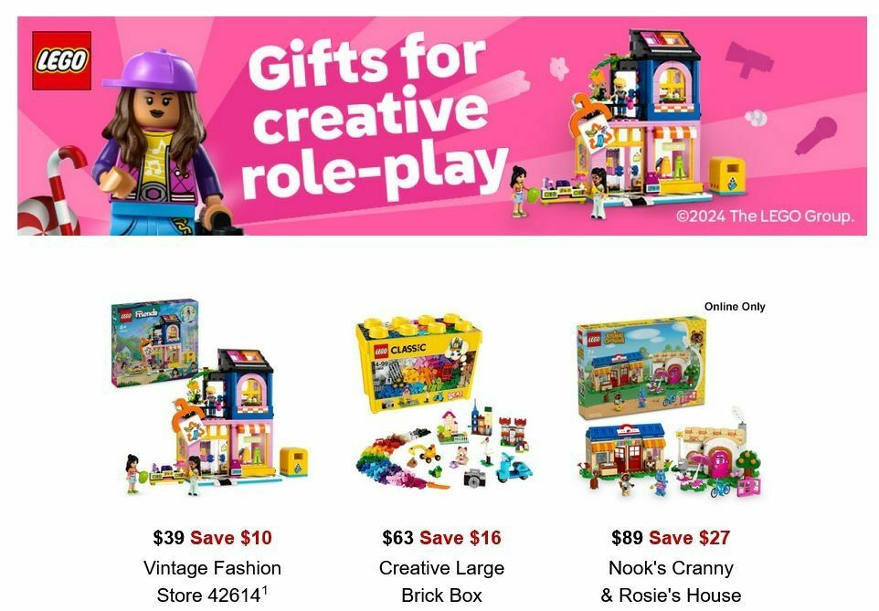 Target LEGO gifting guide Catalogues from 7 December