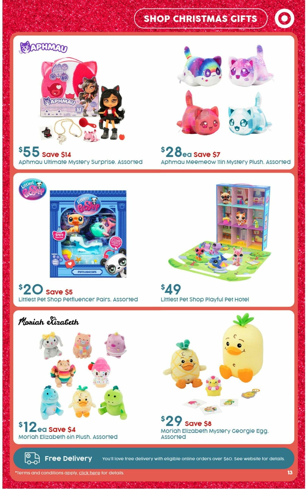 Target Catalogues from 12 December