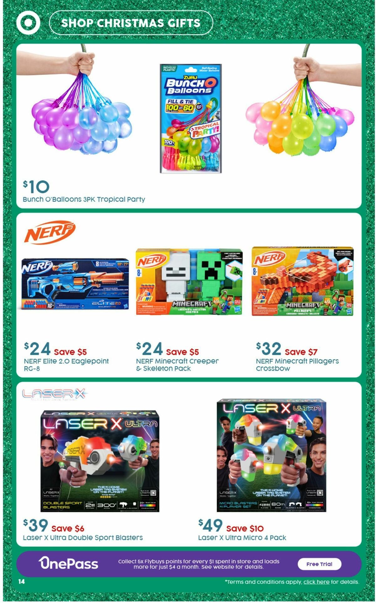 Target Catalogues from 12 December