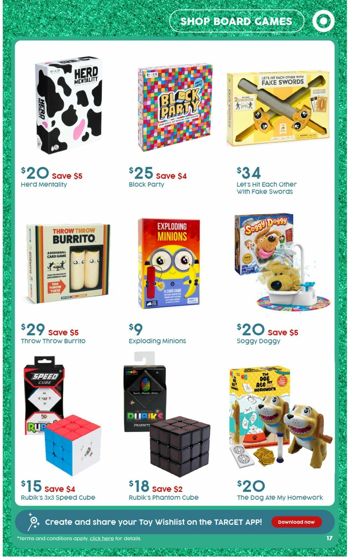 Target Catalogues from 12 December