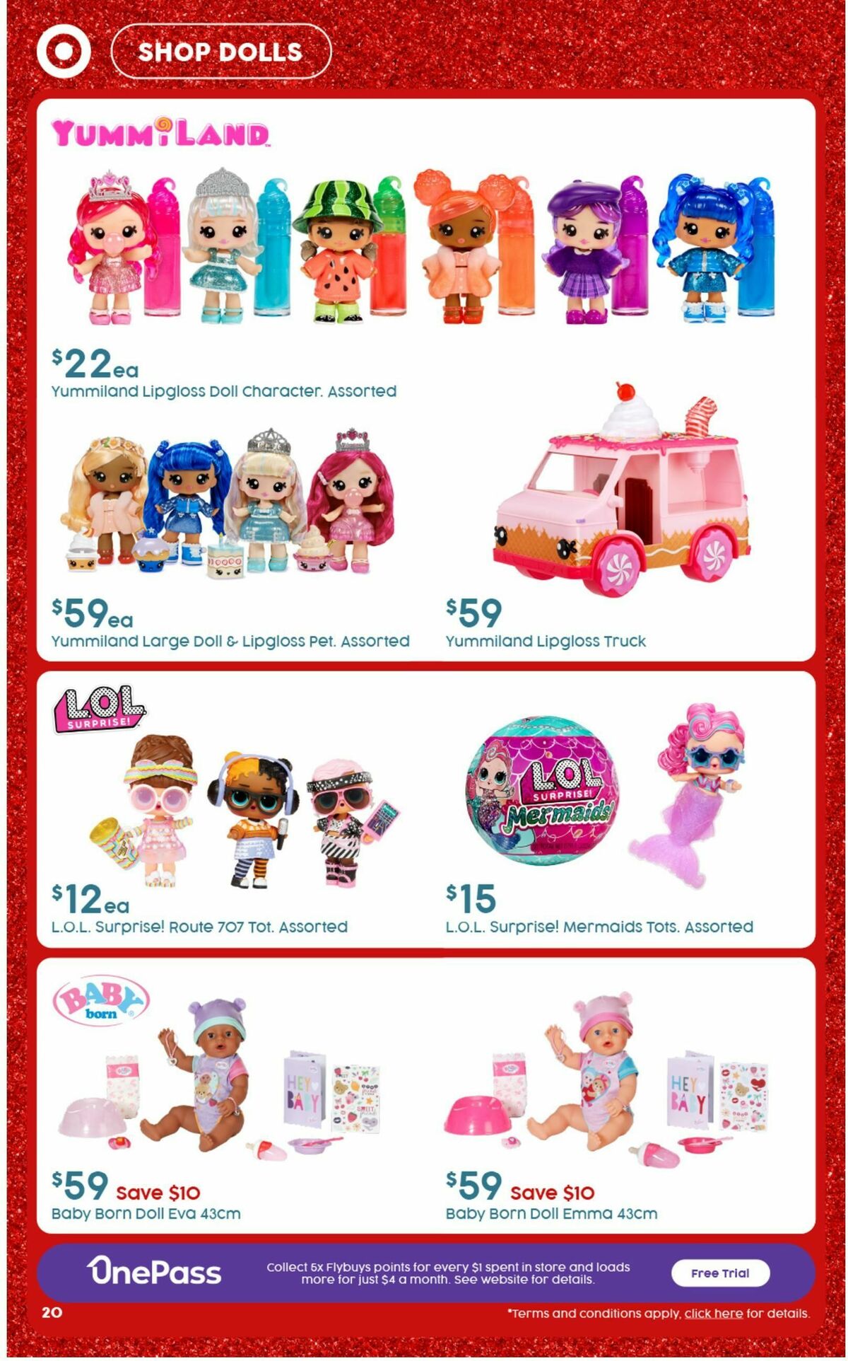Target Catalogues from 12 December