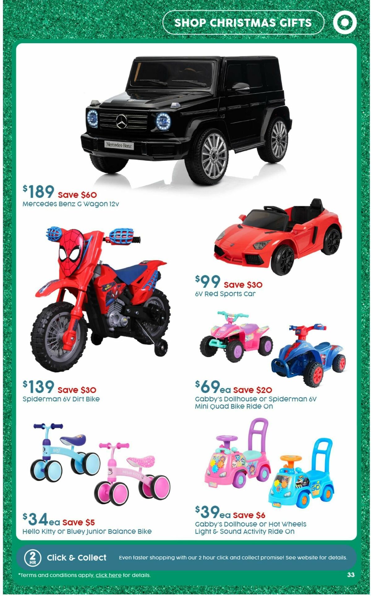 Target Catalogues from 12 December