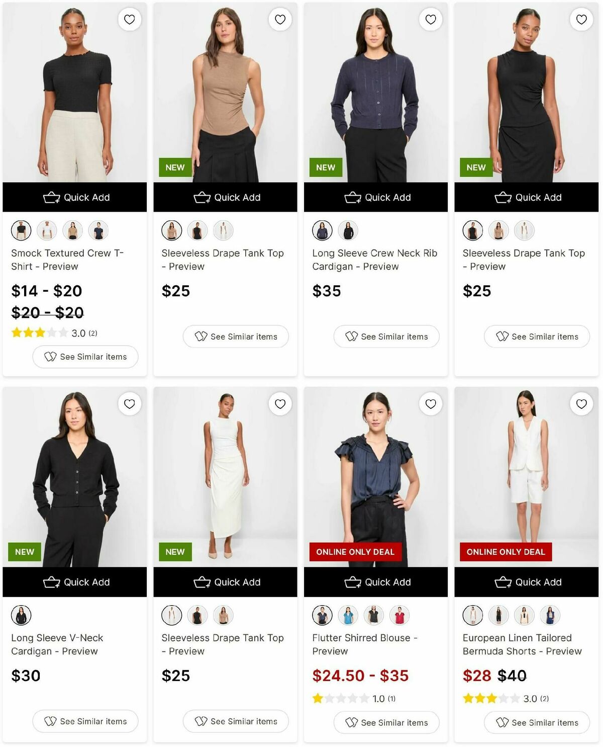 Target Catalogues from 14 February