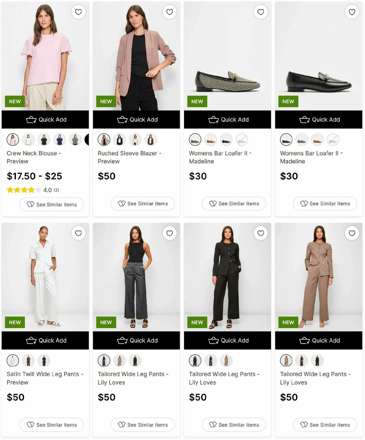 Target Catalogues from 14 February