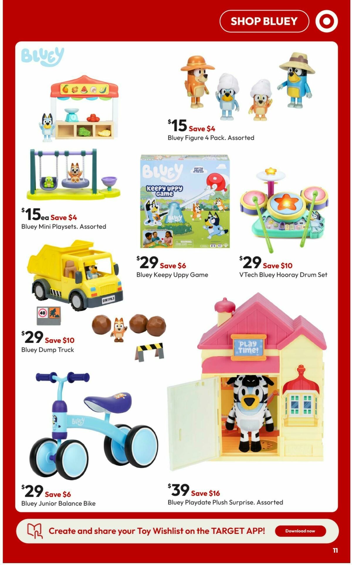 Target Catalogues from 3 April