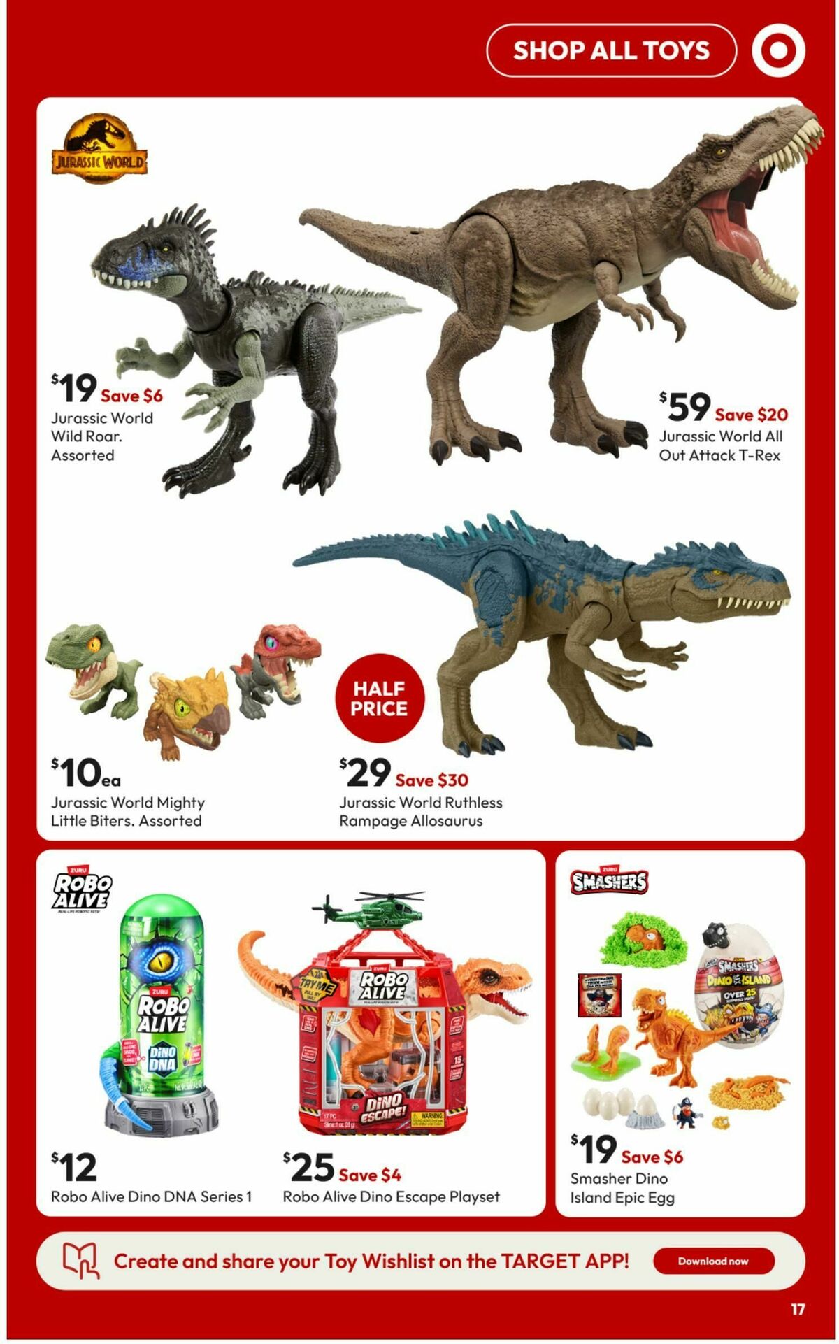 Target Catalogues from 3 April