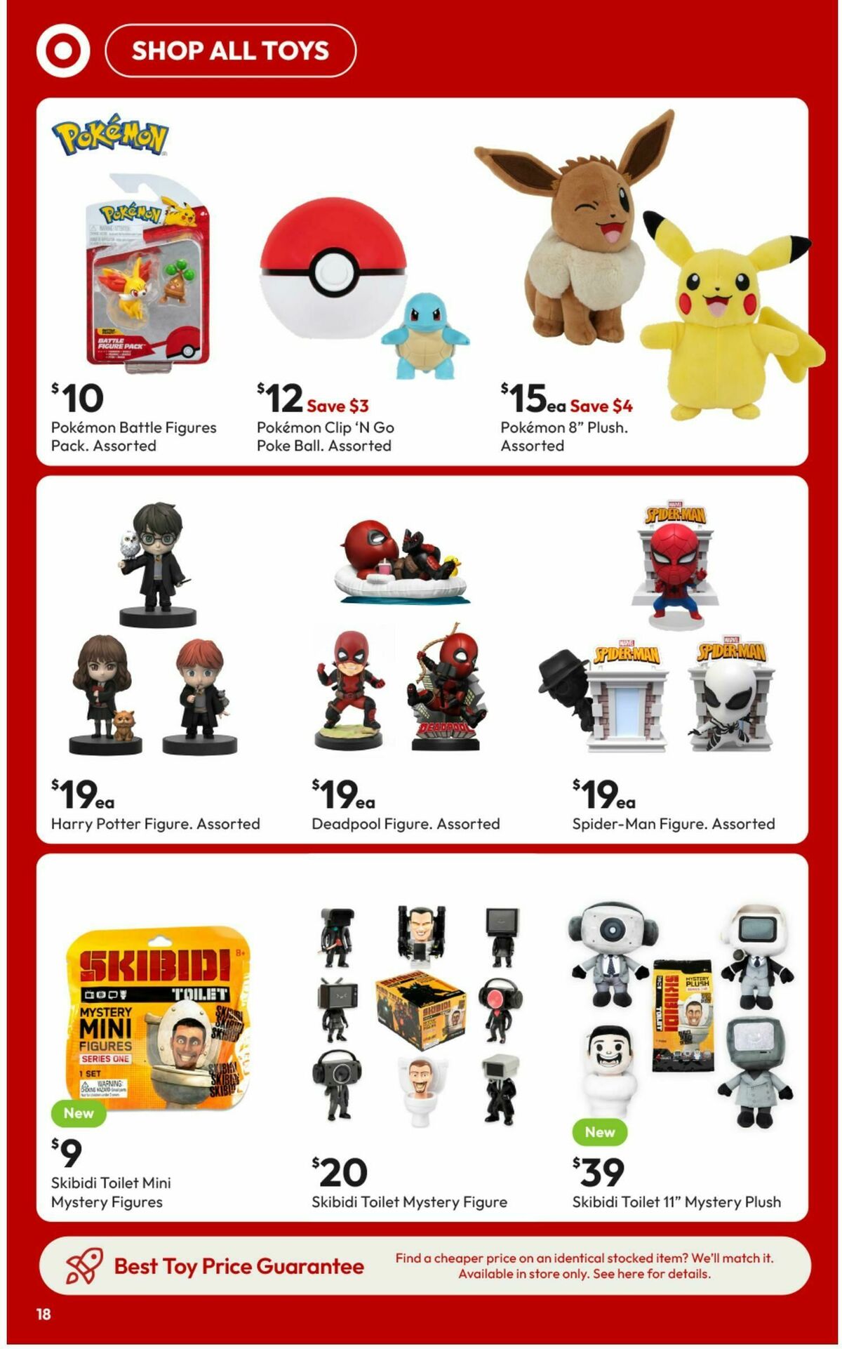 Target Catalogues from 3 April