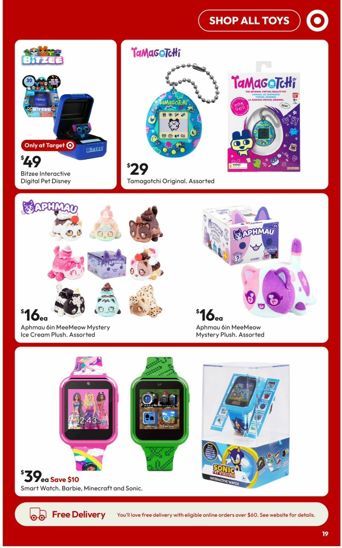 Target Catalogues from 3 April